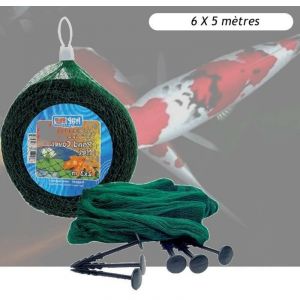 Filet 6x5 Anti H&eacute;ron Et Anti Feuilles Pour Bassins De Jardin Et &Eacute;tangs