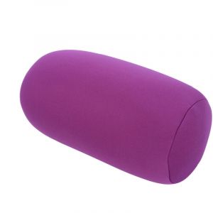 Micro Mini Microbille Dos Coussin Rouleau Coussin Voyage Maison Dormir Confortable Violet Oreiller