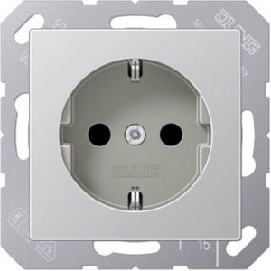 Jung - simple Insert Prise de courant aluminium A1520KIAL 1 pc(s)