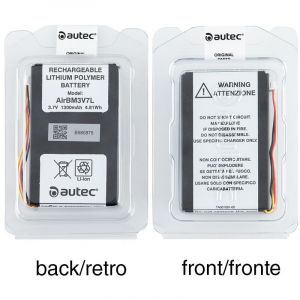 Autec - batterie AIRBM3V7L au lithium 3,7V 1300MAH R0BATT00E0018