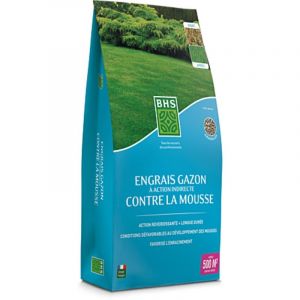 BHS - Engrais gazon anti-mousse vital mooss box 15 kg &ndash; 500 m&sup2;