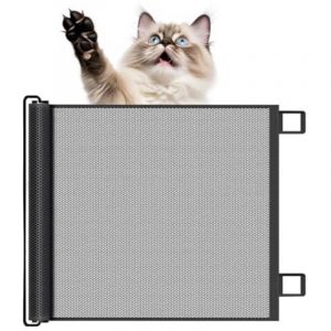 Odipie - Barri&egrave;re de s&eacute;curit&eacute; r&eacute;tractable pour b&eacute;b&eacute; et chien, barri&egrave;re de s&eacute;curit&eacute; extensible, barri&egrave;re de s&eacute;curit&eacute; pour chiens et chats pour