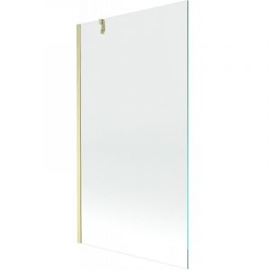 Mexen - Paroi de baignoire Next 1 volets 100 x 150 cm, transparent, or bross&eacute; - 895-100-000-00-00-55