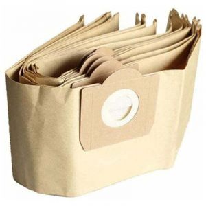 Ulisem - Aspirateur pour Sac Aspirateur Karcher WD3, Lot de 5 Sacs droits Aspirateur pour Karcher WD3, wd 3 Premium, WD3200, WD3500P, A2204, A2204,
