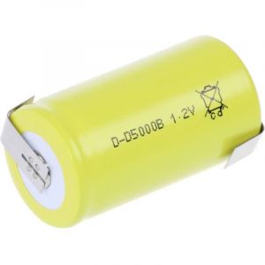 Pile rechargeable sp&eacute;ciale LR20 (d) NiCd 1.2 v 5000 mAh - Mexcel