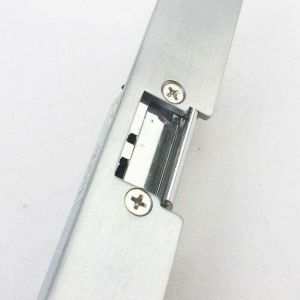 YMYNY Gache serrure &eacute;lectrique pour porte ou portillon &agrave; encastrer sans passage de serrure - utilisable ouverture gauche ou droite 1 pi&egrave;ce