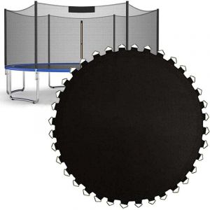 Vtizikl Color&eacute; Toile de Saut Trampoline , Tapis de Saut de Rechange Accessoire pour Trampoline Exterieur Enfant-244cm/48 Buckles