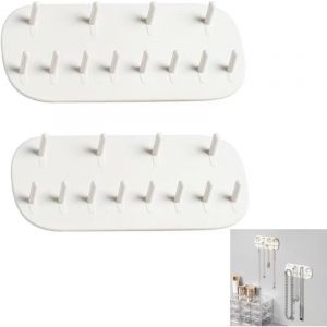 Rangement Mural pour Bijoux, Porte Collier, Porte Bijoux Mural, Organisateur de Bijoux pour Colliers, Bracelets, Anneau et Boucles d'Oreilles,