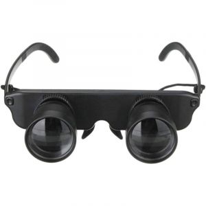 Lunettes loupe noires 3x28 jumelles de voyage jumelles optiques op&eacute;ra th&eacute;&acirc;tre jeu &eacute;l&eacute;gant et populaire