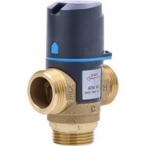 Mitigeur thermostatique atm 363 DN20, g 1 pouce, plage de température 35-60°C, Kvs 1,6