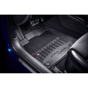 Tapis de sol, paillassons, tapis de sol en caoutchouc, Porsche Macan à partir de 2014 - 3D TROUGH