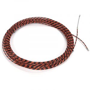 Tire Fils Electrique, 5M 5mm, Tire Cable Electrique, Spiralé Flexible Aiguille Tire Fil, Tire Cable Aiguille Electricien, Tire Fil avec Tête Guidage,