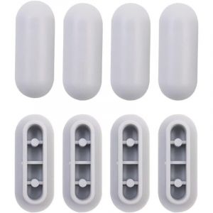 4 Pi&egrave;ces Tampon Universel pour Si&egrave;ge de Toilette Universel Chocs Kit de Tampon Abattant WC Plastique Toilette Pare-chocs Remplacement