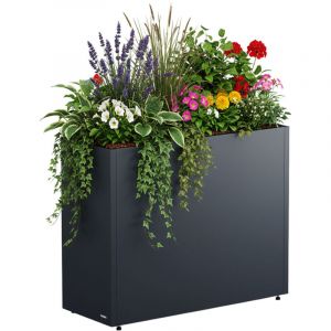 Herstera Garden Cube Divider L bac &agrave; plantes haut rectangulaire
