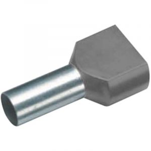 Vogt Verbindungstechnik - Embout double d'extrémité de câble 460612D 4 mm² x 12 mm partiellement isolé gris 100 pc(s)