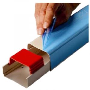 Goulotte EID M1 rigide 80 2M avec film protecteur - AG80BC