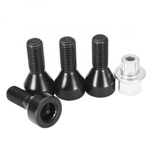 36136786419/36131180882/36136764057 Lot de boulons/&eacute;crous de roue de s&eacute;curit&eacute; M12 x 1,5，Pour BMW M12 x 1,5