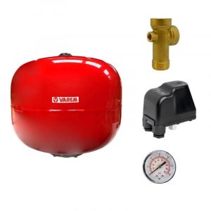 Kit Complet Ballon Surpresseur &agrave; Vessie Varem Sph&eacute;rique 24l