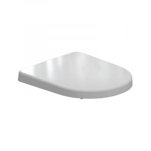 Saniclass - Abattant wc déclipsable et softclose compatible avec Duravit Starck 3 blanc brillant