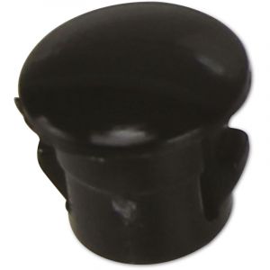Cache-trou KSS en polyamide 6.6, noir, pour trou 5, &Oslash; de recouvrement 6,3, 1 pi&egrave;ce