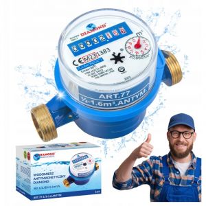 COMPTEUR D'EAU ANTIMAGN&Eacute;TIQUE 1/2'' 1,6 m3 EAU FROIDE