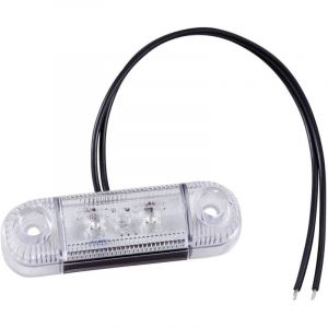 Secorüt - Feu de gabarit latéral rouge 61284 verre transparent 12 v, 24 v