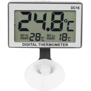 LCD Digital Aquarium Thermometer, DC16 LCD Digital Aquarium Thermometer Thermom&egrave;tre de temp&eacute;rature &eacute;tanche pour Fish Tank