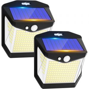 Lampe Solaire Exterieur Detecteur Mouvement: 248 led Solaire Ext&eacute;rieur Projecteur avec D&eacute;tecteur de Mouvement 3 Modes 270&deg; Eclairage Lumiere S&eacute;curit&eacute;