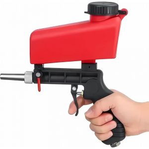 Ersandy - Pistolet de Sablage,Sableuse Portable à Sabler Sableuse Pneumatiques Sandblaster,Pistolet de Sablage Pneumatique avec Trémie pour Enlever