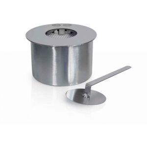 Br&ucirc;leur &eacute;thanol pour chemin&eacute;e 2 L, en acier inoxydable &oslash;20 cm