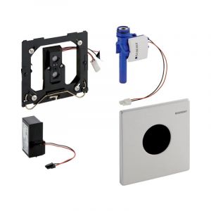 Geberit - Système de commande de urinoir HyTronic infrarouge 230V avec plaque de commande Mambo inox