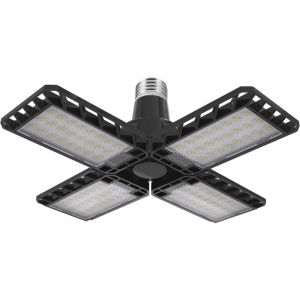 Osram - Plafonnier Highbay Blade en plastique noir, avec lames lumineuses réglables, offre 23 w ou 2350 lm en blanc neutre avec 4000 k, filetage E27,