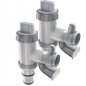 Adaptateur de Tuyau Piscine, Pi&egrave;ces Rechange pour Support Piscine et Valve &agrave; Piston Hors Sol