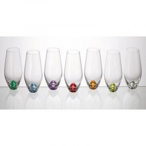 Verres cubata colorés tor