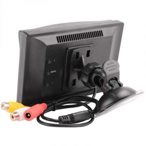 &Eacute;cran LCD HD TFT 5 Pouces 800x480 Double Support Cam&eacute;ra Recul Voiture Vue Arri&egrave;re Lecteur DVD Multim&eacute;dia