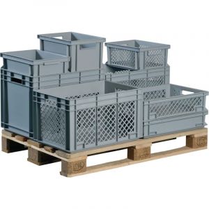 Lockweiler - Bac de transport empilable L600xL400xH170mm - NB34V2-139134220118