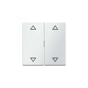 Berker - 16446089 wippen mit aufdruck symbol pfeile Q.1 POLARWEIß, samt