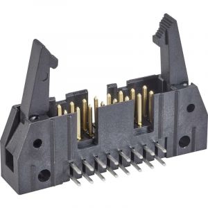 TE Connectivity 5499786-2 Embase mâle avec levier d'éjection long Pas: 2.54 mm Nbr total de pôles: 14 Nbr de rangées: 2 1 pc(s) W899151