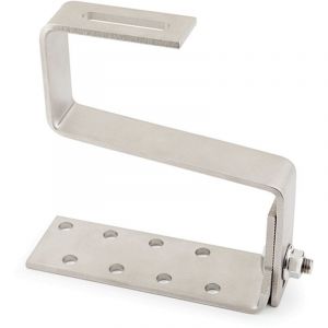 Index &reg; &lrm; A Perfect Fixing - Crochet de toit r&eacute;glable pour tuile canal - Inox A2 80-120 - Boite de 10