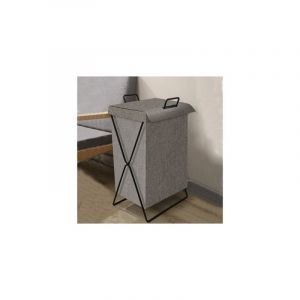 Soekavia - Panier à linge, Corbeille à Linge, Panier à Linge en Pliable, Rectangulaire (35x25x55cm)