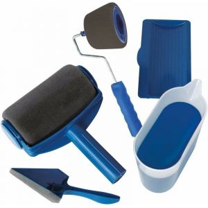 Paint Runner Pro by The Renovator - Kit de d&eacute;coration et ensemble de tampons de peinture pour murs et plafonds