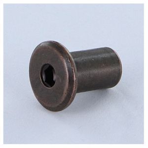 Vis Express - Combifix Ecrou relieur Tête plate Diamètre de tête: 15 Diamètre du corps 9 Longueur sous tête 15 M6 Clé de 4 HC4-1 pièce