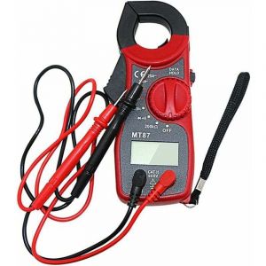 Pince amp&egrave;rem&eacute;trique &agrave; Courant continu AC, num&eacute;rique AC DC Pince amp&egrave;rem&eacute;trique multim&egrave;tre testeur de r&eacute;sistance de Haute pr&eacute;cision