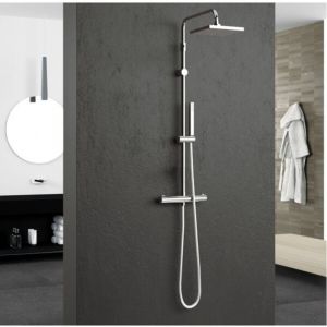 Novellini - Colonne de douche thermostatique EASY2 125 cm en chrome