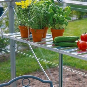 &Eacute;tag&egrave;re pliante en aluminium, l&eacute;g&egrave;re, r&eacute;sistante, Couleur Vert