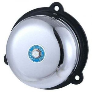 Dpzo - Sonnette électrique en acier inoxydable de 4 pouces, type électrique à sonnerie interne anti-étincelles 220V 10W, pour signaux sonores et