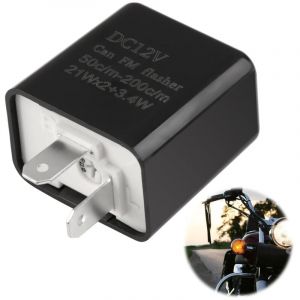 Centrale pour Clignotants Moto,Centrale Clignotant LED Moto.Centrale Clignotante 12v,pour Clignotant Moto LED,Clignotant Moto Ampoule,Avec Engrenage