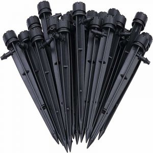 Dpzo - jamais UTILIS&Eacute;]100pcs Goutteur Irrigation R&eacute;glable de Tuyau Syst&egrave;me D'arrosage Automatique Goutte &agrave; Goutte Micro Gicleurs Drippers pour Plante