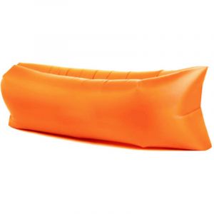 Polyester premium orange 190T (20070cm) Canap&eacute; gonflable d'ext&eacute;rieur, matelas pneumatique, fauteuil inclinable une place, coussin de canap&eacute; portable