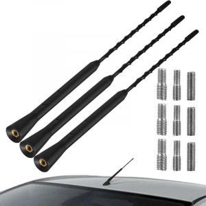 3 ensembles Antenne Voiture,Antenne Radio Voiture,Antenne Voiture Puissante,Antenne Toit Voiture,Antenne de Voiture,Antenne de Radio Voiture,Convient